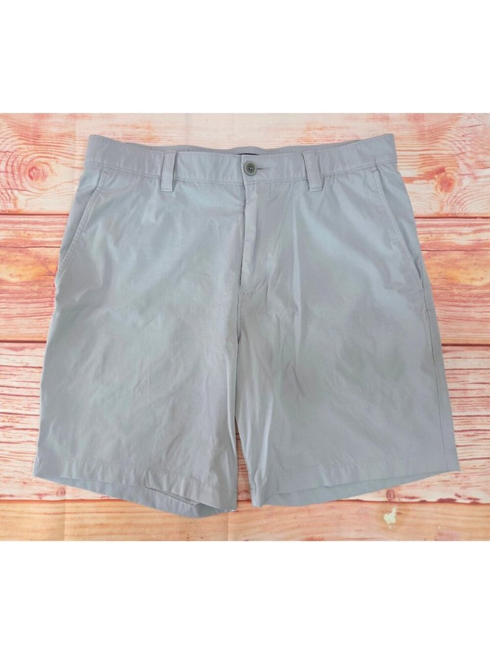 Southern Tide Mens Gray Brrr Performance Stretch Shorts 35